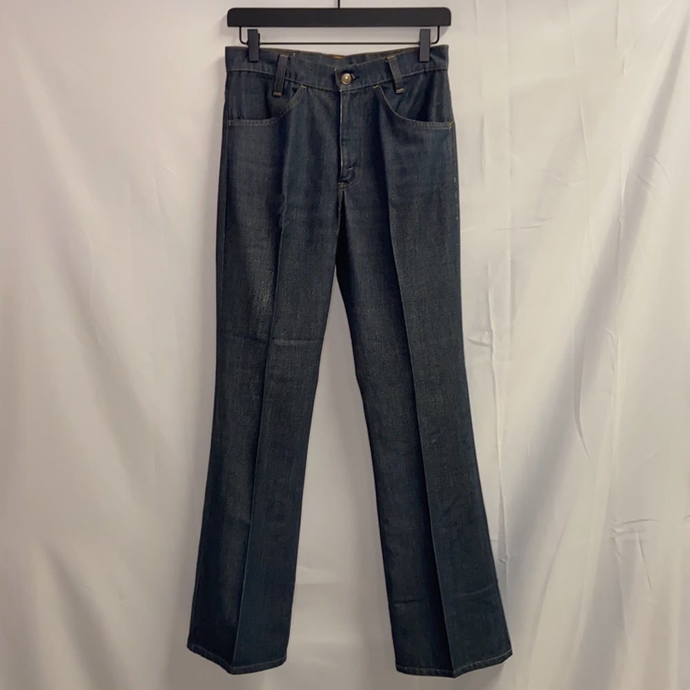 Vintage • Levi’s • 746 High Rise Bell Bottom Jeans • Dark Wash • 27